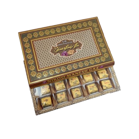 Iranian Gaz With pistachios & Saffron 18% 300G
