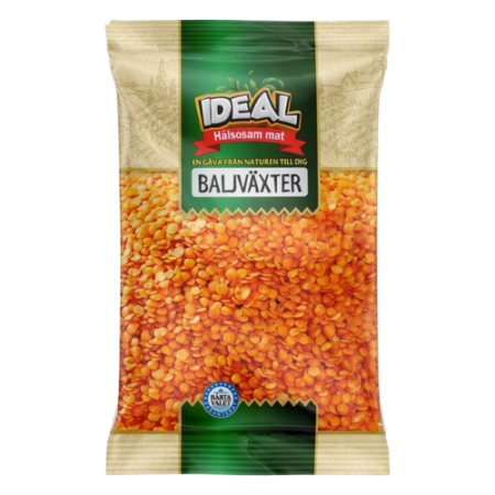 IDEAL Red Lentils Halves 900g
